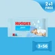 Салфетки влажные Huggies Ultra Comfort Pure 2+1 (56 х 3 шт) (5029053550039) - изображение 2