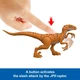 Набор фигурок Мир юрского периода - Трилогия Велоцерапторы Jurassic Park Velociraptor Trilogy Set Mattel - изображение 4