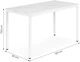 Stół do jadalni ModernHome by Multistore 120 x 60 cm Biały marmur (NORD-MRW-W) - obraz 4