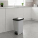 Відро для сміття з педаллю пластиковий з кришкою, 40 л, Сірий (076-GRAY) - зображення 3