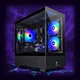 Ігровий комп'ютер "MiXzo Volt" | GeForce GTX1660 Super 6GB | AMD Ryzen 5 5500 |SSD M.2 | Wi-Fi | WIN11| Монітор LED IPS 24" |Ігровий набір| Навушники - изображение 2