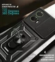 Протиударний броньований чохол із захистом камери для Motorola Moto Edge 50 Fusion Armor Case Keysion black - изображение 9