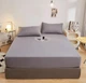 Простыня на резинке Softable Fabric 150×200 + 2 наволочки , серый — мягкая, плотная, комфортная(KT7006002) - изображение 7
