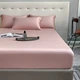 Простыня на резинке Softable Fabric 150×200 + 2 наволочки — мягкая, плотная, комфортная, розовый (KT7006022) - изображение 8