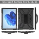 Чохол Rugged 3 Layers броньований протиударний з захистом Microsoft Surface Pro 9 / 10 / 11 Чорний - изображение 2