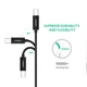 Кабель для принтера USB-C 2.0 to BM 2.0m US241 black Ugreen (50446) - изображение 2