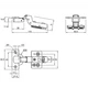 Петля внутрішня Muller Profi Line 105° CLIP-ON D-35мм без пружини 3D (MP0017) - изображение 2