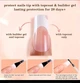 Гелевые типсы для наращивания Soft Gel с французским маникюром глянцевые квадрат L 150 шт розовые с белым френчем (016) - изображение 4