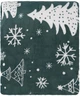 Плед ARDESTO Christmas Елки Flannel Зеленый Полуторный 160х200 см (ART0128PB) - изображение 2