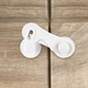 Замок-блокиратор на дверцы MBM Kids 2 шт BS-08 WHITE белый - изображение 2