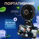 Вентилятор на аккумуляторе ручной вентилятор настольный мини вентилятор беспроводной портативный вентилятор с держателем для телефона Hofmy AС-69 Black - изображение 6
