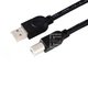Кабель Ewell для принтера USB 2.0 AM/BM, 1.5 метра, черный (EW810) - изображение 1