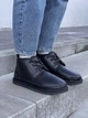 Чоловічі уггі Чоботи Шкіряні Ньюмел Чорні UGG Leather Neumel Black (40, чорний) - изображение 8