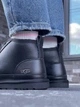 Чоловічі уггі Чоботи Шкіряні Ньюмел Чорні UGG Leather Neumel Black (40, чорний) - изображение 14