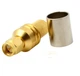 SMA (male) for RG8, LMR400 Коннектор SMA(штекер) 3.01.332 для коаксиального кабеля RG8, LMR400, Leno RF (КНР) - изображение 3