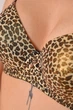 Бюстгальтер женский черного цвета с принтом чашка В Fashion размер 90B (208647) - изображение 4