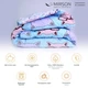 Одеяло антиаллергенное MirSon №2807 Сolor Fun Line Whales EcoSilk 140x205 см Лето (2200006684381) - изображение 2
