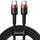 Дата кабель USB-C to USB-C 2.0m PD2.0 100 W (20V/5A) red+black Baseus (CATKLF-AL91) - зображення 1