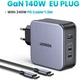 Зарядное устройство Ugreen 3xUSB 140W (2хUSB-C+USB-A) Gan CD289 with C to C Cable 1.5m (90549) - изображение 3
