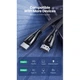 Кабель мультимедійний HDMI M to HDMI M 2.0m braided HD140 black Ugreen (80403) - зображення 3