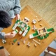3D Конструктор MyWorld «Крепость Железного Голема» в стиле Minecraft трансформер 2 в 1 для эпических приключений и сражений 998 деталей (MH4442) - изображение 9