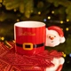 Чашка фарфоровая новогодняя Merry Christmas 350 (мл) Красная Yiwu - изображение 2