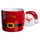 Чашка фарфоровая новогодняя Merry Christmas 350 (мл) Красная Yiwu - изображение 4