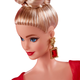 Kolekcjonerska lalka Barbie Ruby Red na 80-lecie Mattel Blondynka (JBJ17) - obraz 3