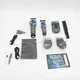 Профессиональный набор для стрижки аккумуляторный с сменными насадками нержавеющая сталь Li-Ion V-645 синий - изображение 10