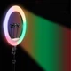 Кольцевая лампа 45 см RGB 5500 6500 Вт 220 В для съемок MJ45 Черный - изображение 6