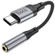 Перехідник HOCO LS36 TYPE-C - AUX 3.5 Black - зображення 1