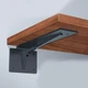 Мощный кронштейн для полочек на стену Jinrongda Bracket-M 15cm (Черный) - изображение 2