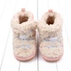Детские пинетки сапожки утепленные мехом "Cozy Boots" (длина стельки - 14 см) (18-24 месяцев) розовые (KS1010) - изображение 3