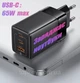 Сетевое зарядное устройство GaN5 Pro 65W 20V USB‑C Power Delivery, быстрая зарядка, для телефона, планшета, ноутбука + кабель Type C 100W в подарок - изображение 4