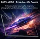 HGFRTEE 21,5-дюймовий портативний ігровий монітор Full HD 1080P 100 Гц 4000:1 контрастність екрану для ПК Xbox PS4 / 5 Switch VA панель - изображение 10