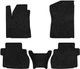 Ворсовые коврики EVAtech Premium в салон авто для Toyota Sequoia 8 seats 2008 2 поколение SUV USA черный кант (TY11030C5BM2VPB) - изображение 1