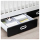 Детская кроватка с ящиками IKEA (ИКЕА) STUVA / FRITIDS 60x120см белая черная (392.675.07) - изображение 5