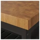 Кухонний острівець / столик IKEA (ІКЕА) VADHOLMA 126х79х90см дуб чорний (203.591.54) - зображення 3