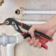 Клещи сантехнические 250 мм STORM INTERTOOL NT-0165 кованая сталь 40CrV двухкомпнентные рукоятки - изображение 7