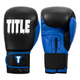 Рукавички боксерські шкіряні з бинтами TITLE Boxing Dynamic Strike розмір 14 унцій, чорно-сині - изображение 2