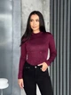 Жіночий блискучий боді з рукавом Uaclothes 42-44 Бордовий (like36017-164391349) - зображення 3