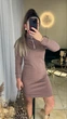 Жіноча базова ангорова міні сукня Uaclothes 42-44 Капучино (like36023-164451349) - изображение 3