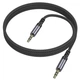 Кабель BOROFONE BL24 AUX Jack 3.5 to Jack 3.5 (1M) для комп'ютерів, телевізорів, телефонів, планшетів Чорний - изображение 3