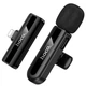 Мікрофон бездротовий Hoco L20 Fair wireless microphone iP Lightning для iPhone Чорний - изображение 3