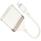 Перехідник Hoco UA40 2в1 card reader Lightning to TF/SD для iOS пристроїв Бежевий - изображение 3