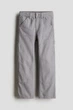 Штани джоггери джоггери котонові з кишенями для хлопчика H&M Loose fit 1262007-003 158 см (12-13 years) сірий - зображення 1