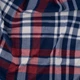 Плед ARDESTO Fleece 100% полиэстер сине-бордовый односпальный 130x160 см клетка (ART0719PB) - изображение 5