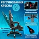 Геймерское кресло компьютерное с подставкой для ног до 135 кг Игровой стул для геймера 4Points Vecotti GT Белое / Черное - изображение 9
