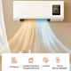 Настенный мобильный кондиционер 2000 Вт от сети Wall Air Cooler 55х12х24 см 3 режима работы с пультом управления и таймером - изображение 4
