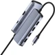 Hub Cudy UH500 USB-C 6-in-1 HDMI 4K (6971690793609) - obraz 2